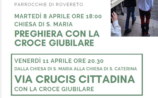 Via Crucis Cittadina e Preghiera con la Croce Giubilare
